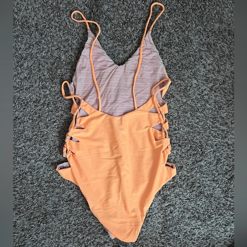 Acacia Swim Florence One Piece Swimsuit Medium - Picture 3 of 4